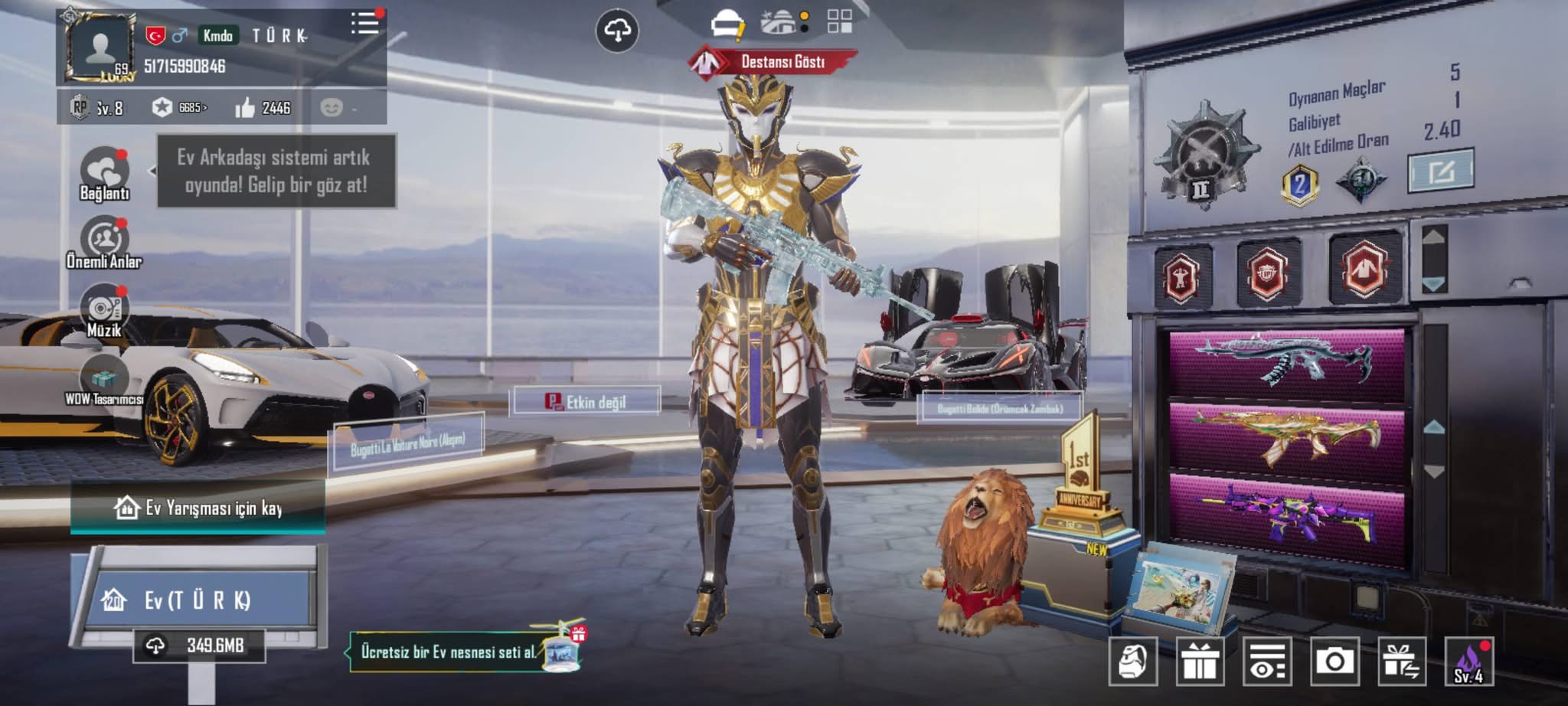 FIRAVUN 4 PUBG MOBILE HESAP