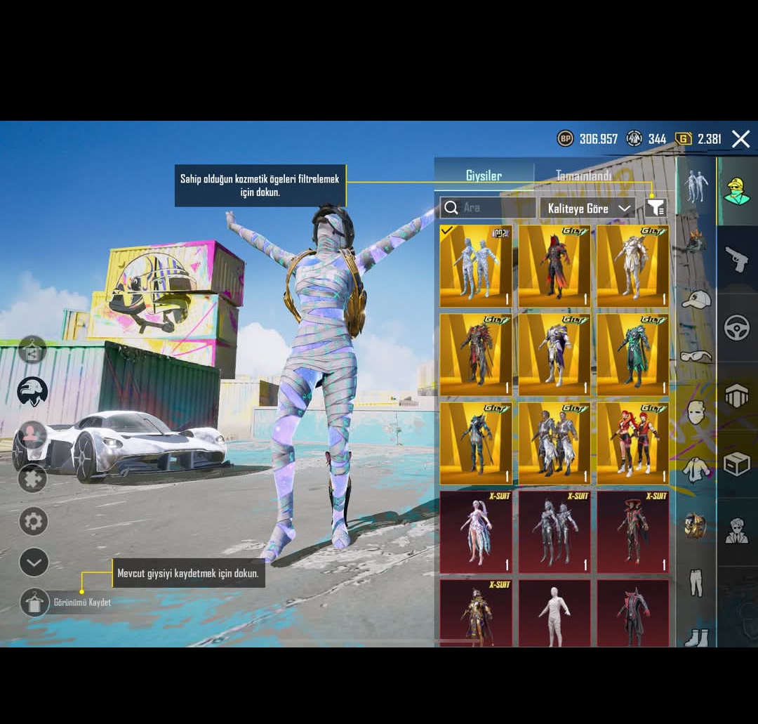 Pubg mobile efsane mumya hesap